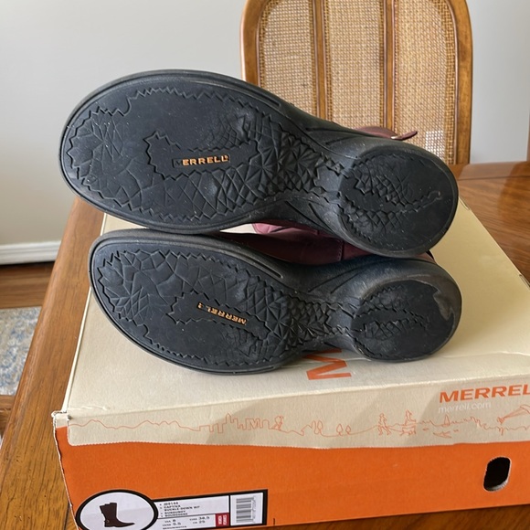 Merrell Captiva Buckle-Down Waterproof Boots-Burgundy - Picture 6 of 6